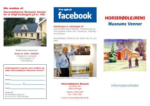 Horserødlejrens Museums Venner 1 Horserødlejrens Museums Venner – Støt Museet i Horserød